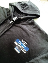 Load image into Gallery viewer, VIP CCW Services full-zip hoodie

